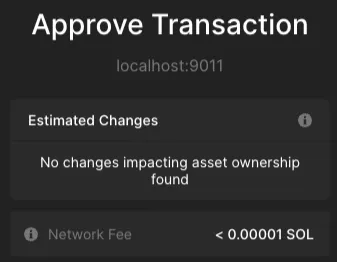 Approve transaction 1